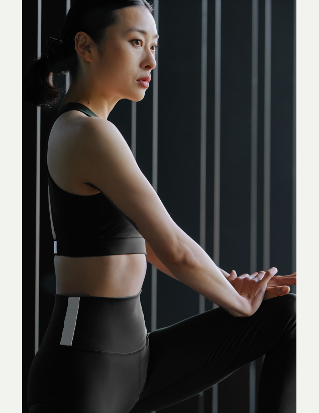 Nuna legging Black shineblanc 2