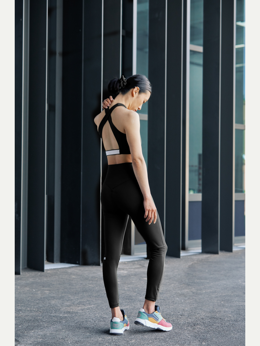 Legging de yoga Noir & Blanc NUNA