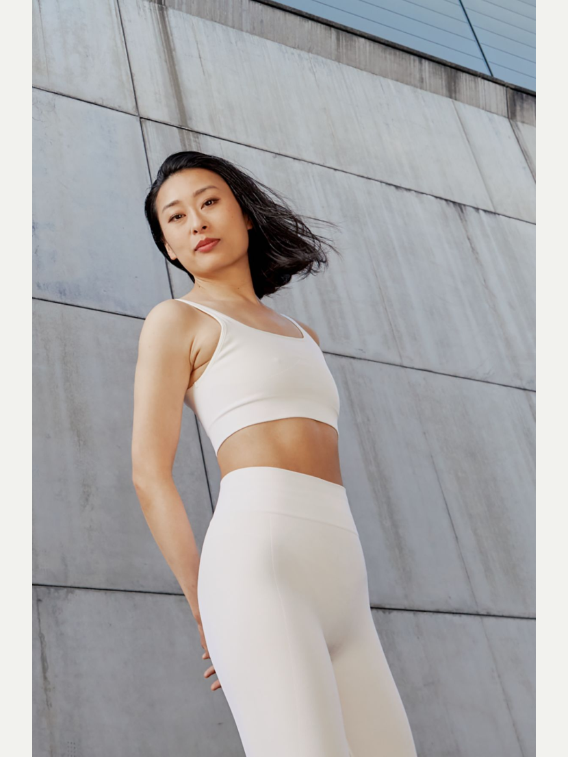 Asha legging Blanc et Ivoire