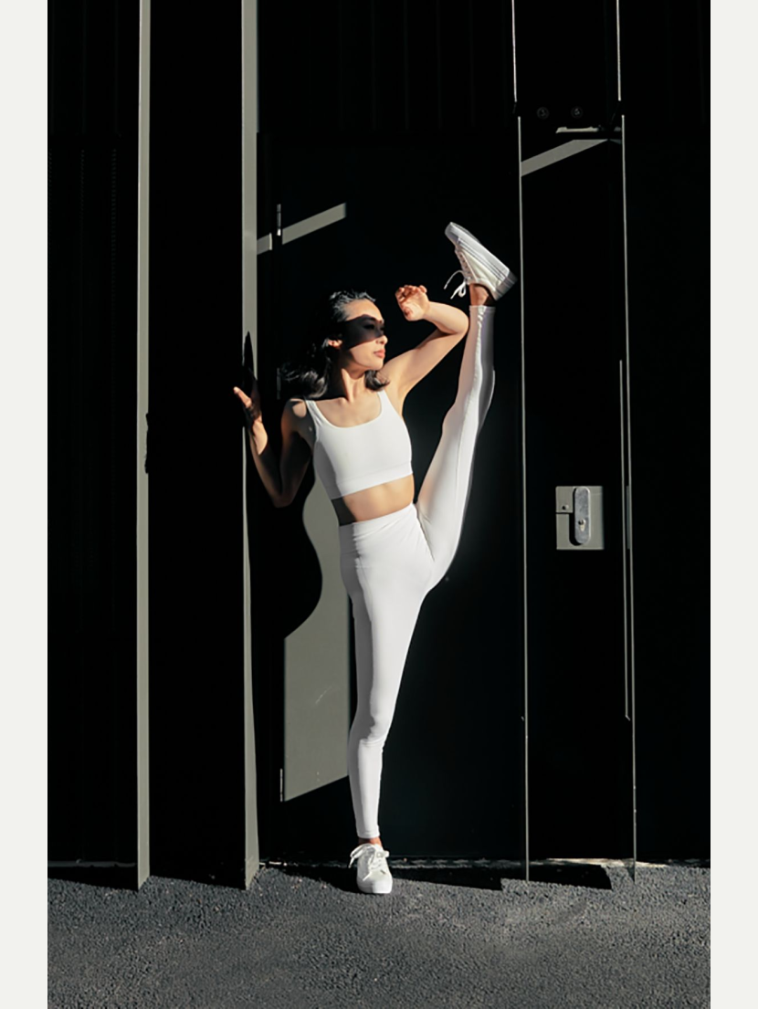 Asha legging Blanc et Ivoire