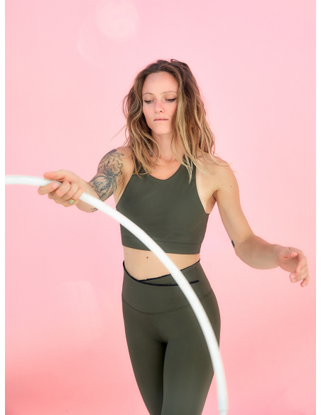 Legging de yoga Vert Olive EKA