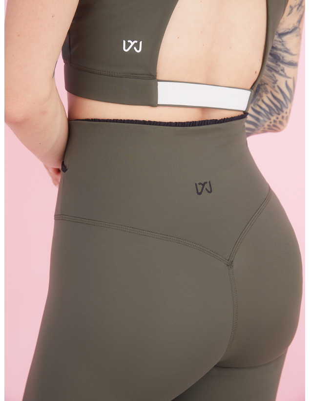 Legging de yoga Vert Olive EKA 2