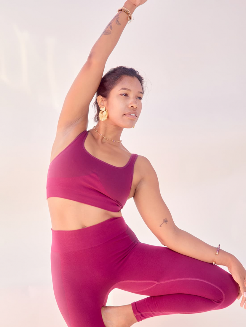 Brassière de yoga Violine ASHA