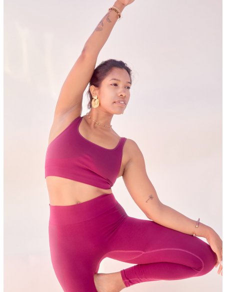 Brassière de yoga Violine ASHA