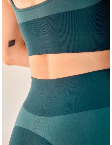 Brassière de yoga Vert Cyprès ASHA