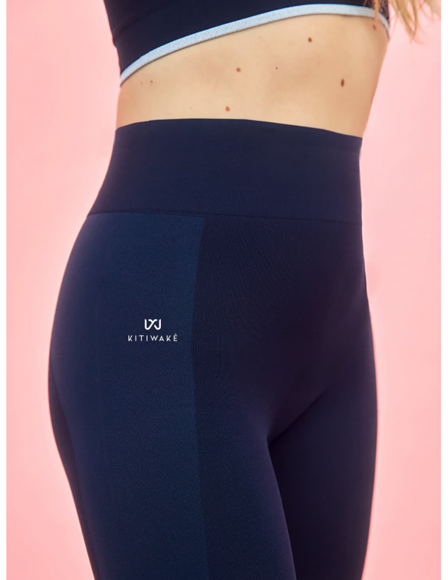 Legging de yoga Bleu Marine ASHA 2