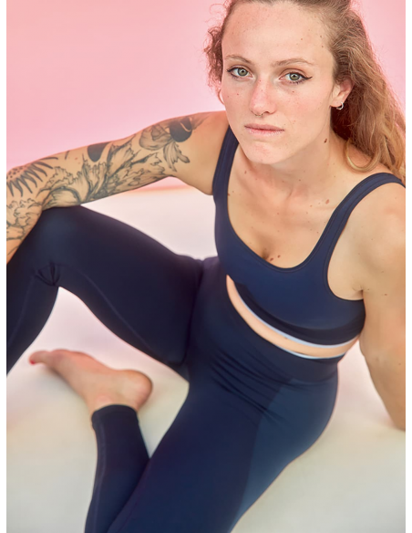 Legging de yoga Bleu Marine ASHA